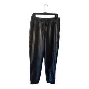 Rue 21 Fake Leather Joggers sz XL